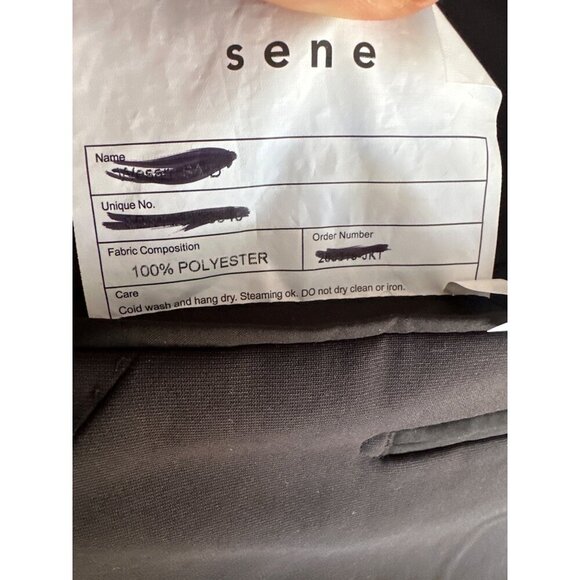 Sene Mens Black Blazer Jacket Size M Tailored Fit - Picture 7 of 7